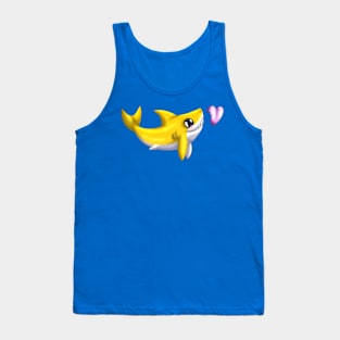 Shark Bites! (Yellow) Tank Top